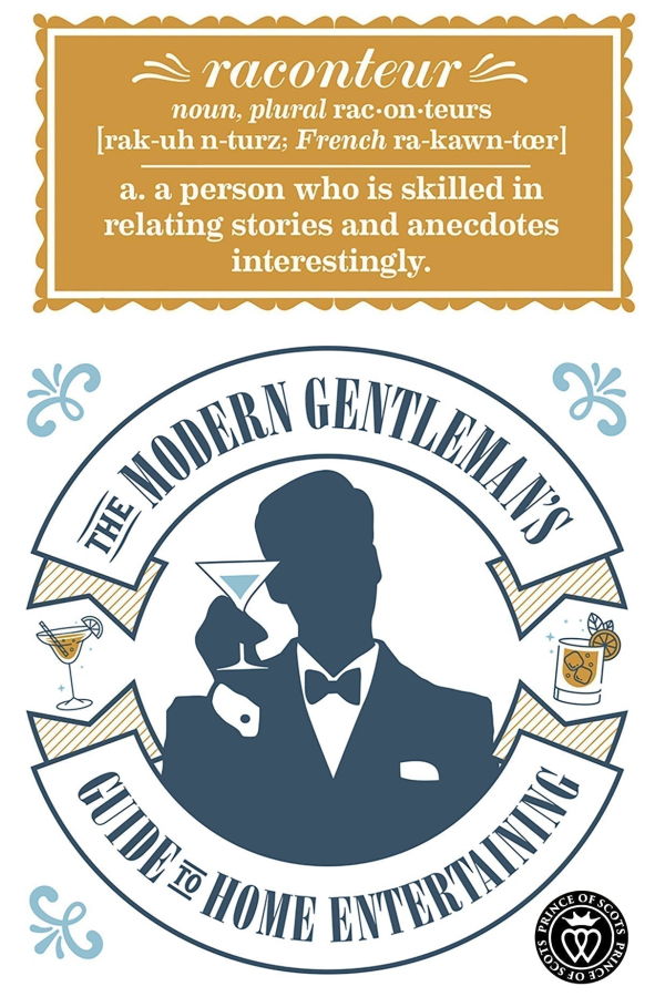 Prince of Scots An Illustrated Guide for Cocktail Etiquette Tea Towel