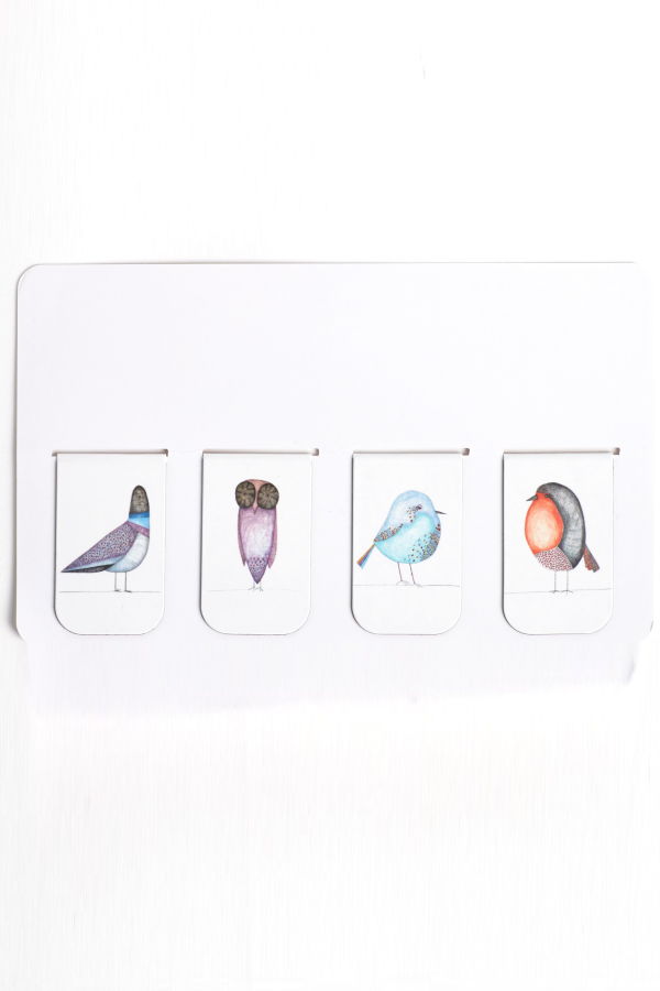 Natchie Bird Bird Magnetic Bookmark Set