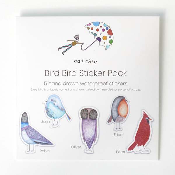 Natchie Bird Bird Sticker Pack Natchie Bird Bird Sticker Pack