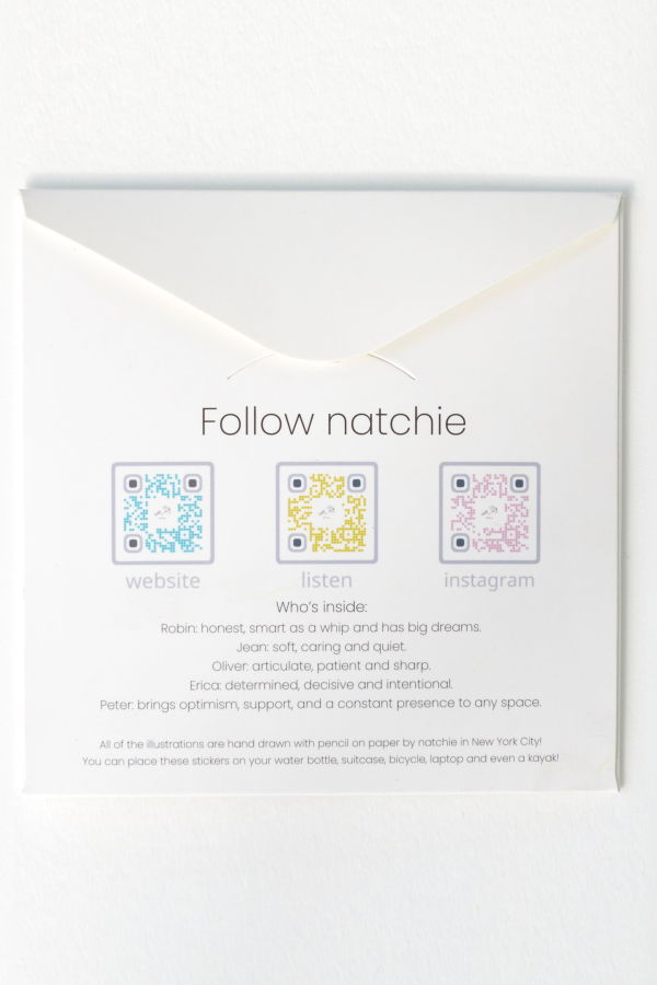 Natchie Bird Bird Sticker Pack