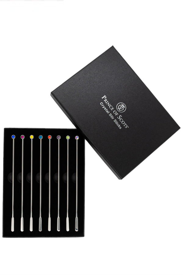 Prince of Scots Bright Gem Crystal Cocktail Stir Sticks