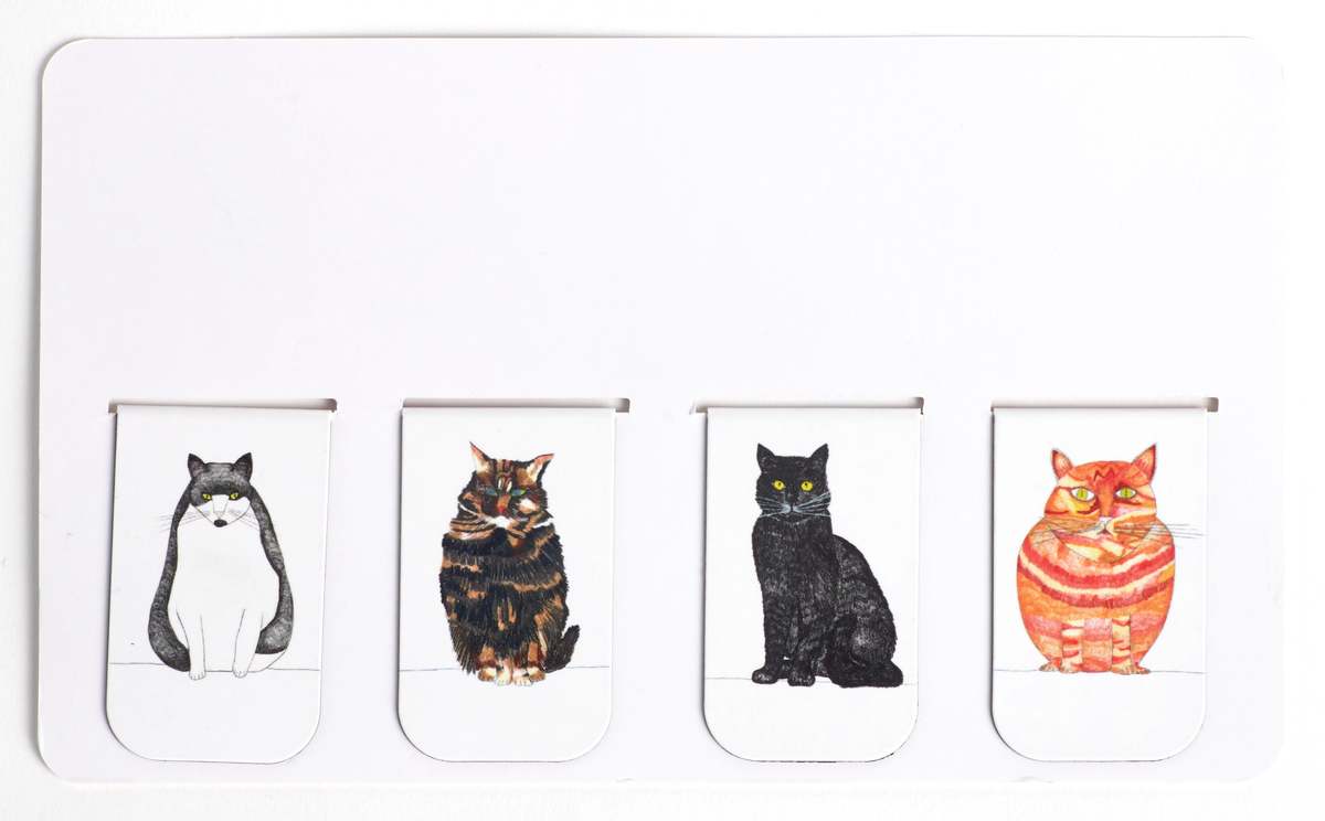 Natchie Cat Cat Magnetic Bookmark Set - Image 2 of 2