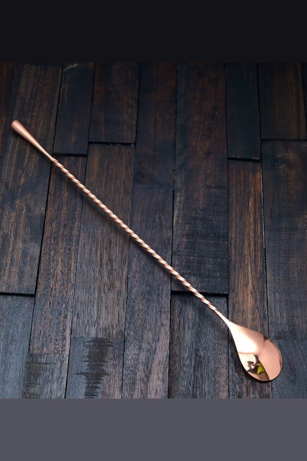 Prince of Scots Copper Plate Tear Drop Bar Spoon (Premium Gift Box) - Copper