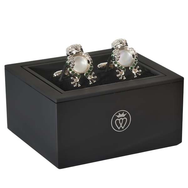 Prince of Scots Crystal Frog Prince Cufflinks