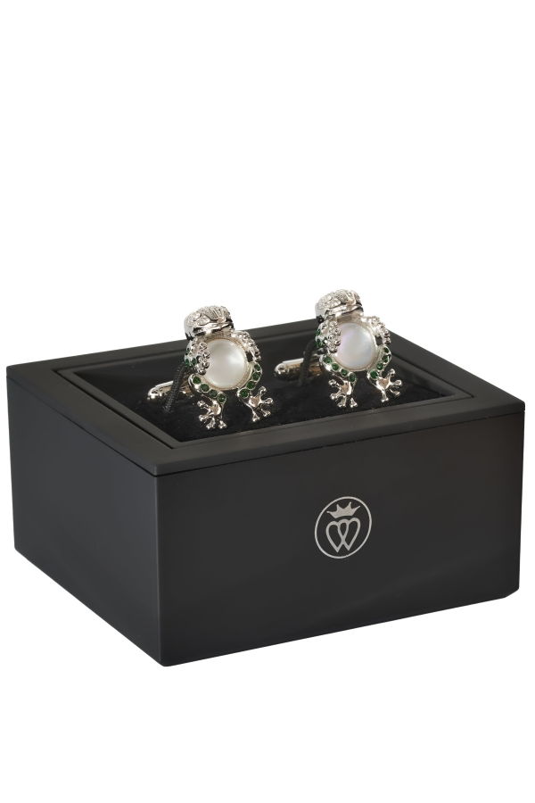 Prince of Scots Crystal Frog Prince Cufflinks