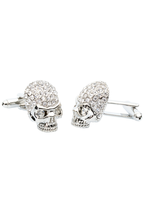 Prince of Scots Crystal Skull Cufflinks