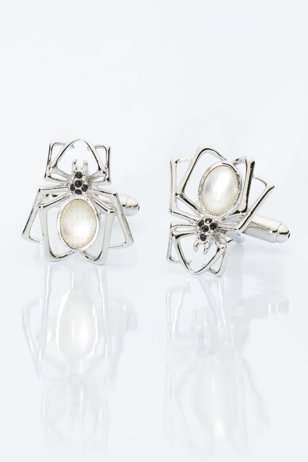 Prince of Scots Crystal Spider Cufflinks