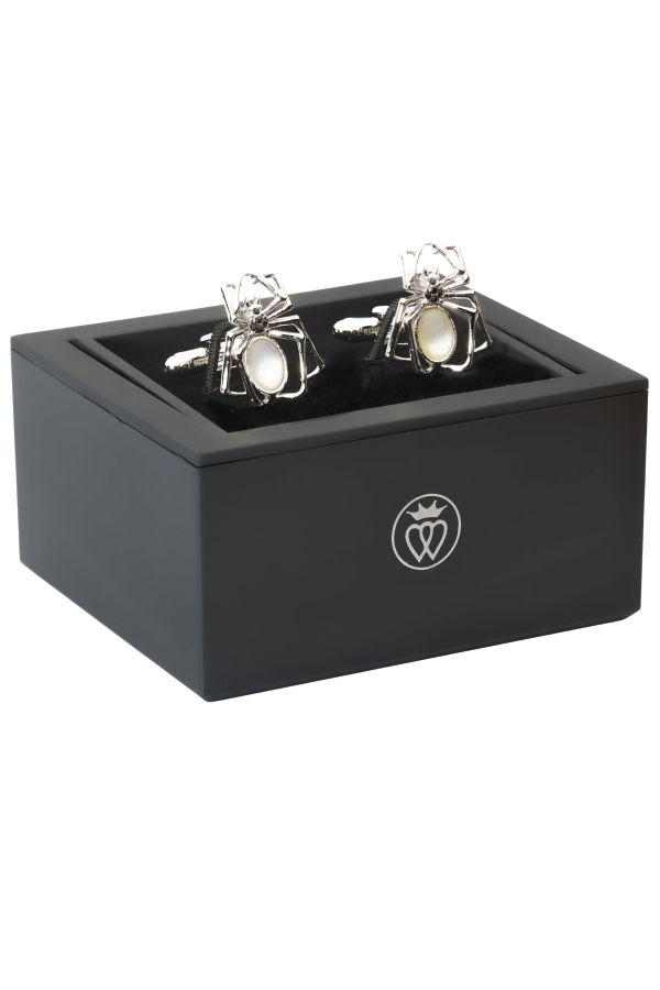 Prince of Scots Crystal Spider Cufflinks