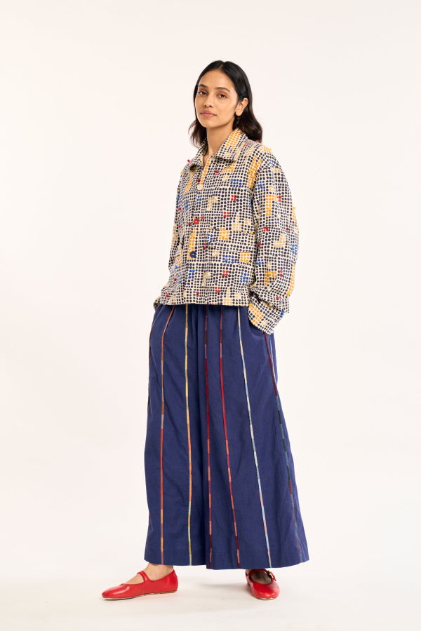 RUJUTA SHETH Astrid Jacket Tic Tac Print