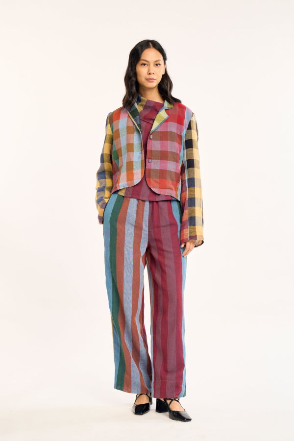 RUJUTA SHETH Bombay Hyphen Stripe Pants