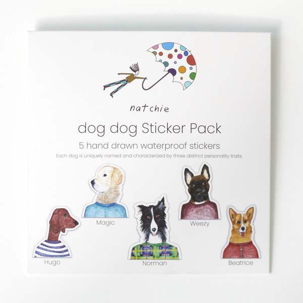 Natchie dog dog Sticker Pack