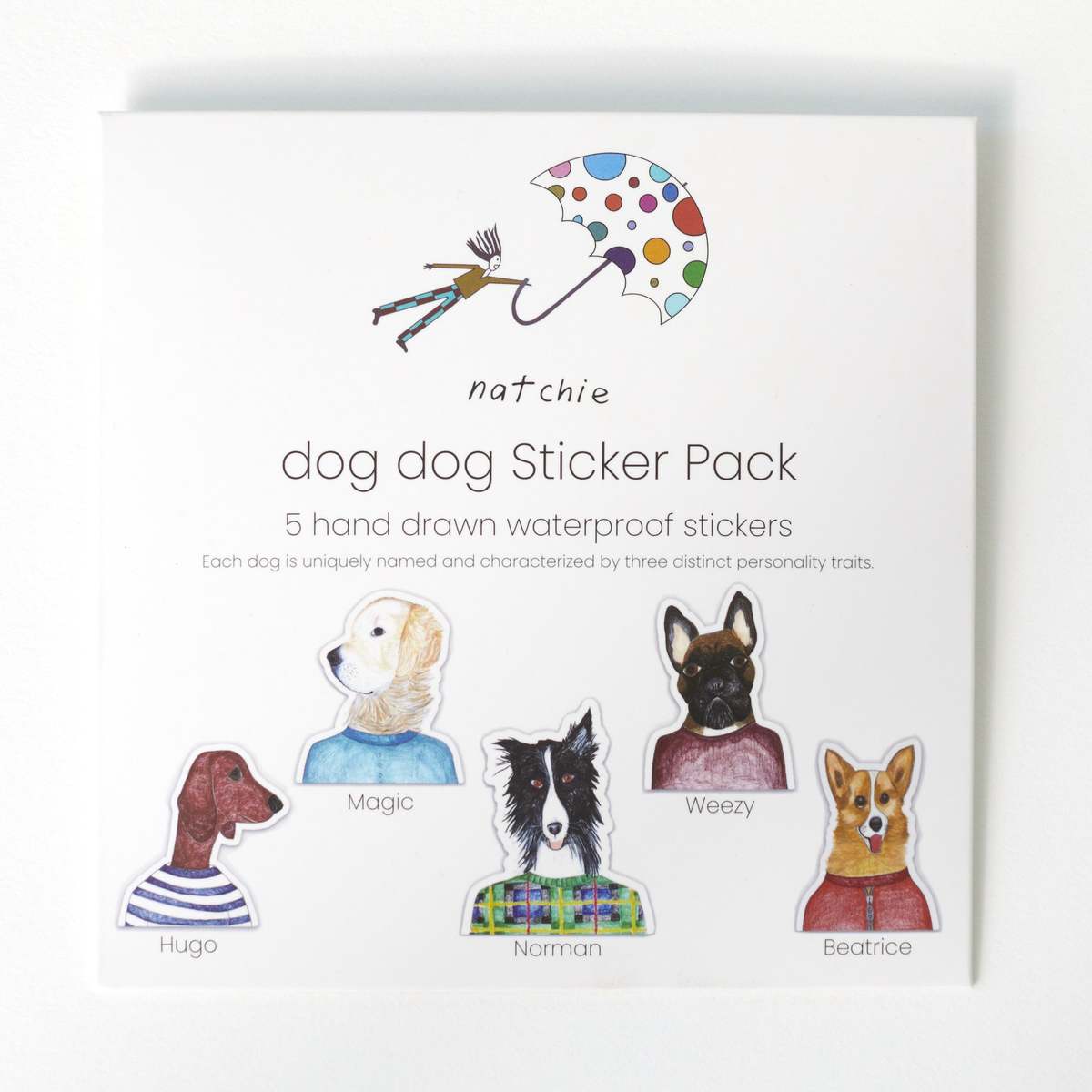 Natchie dog dog Sticker Pack - Image 1 of 8