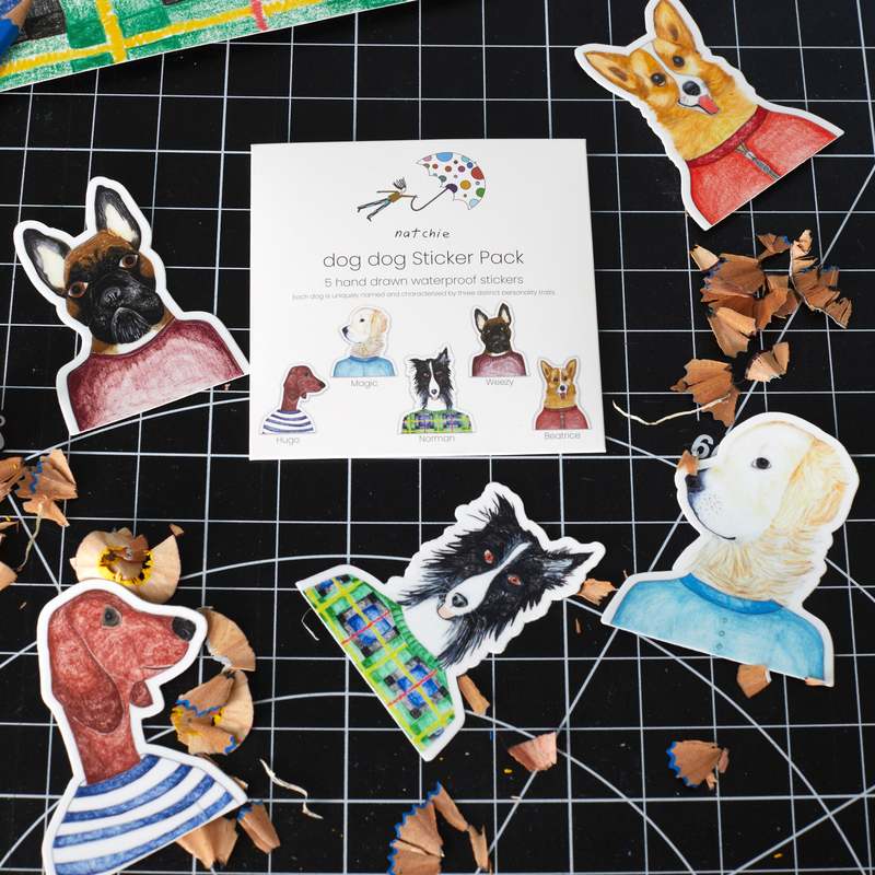 Natchie dog dog Sticker Pack