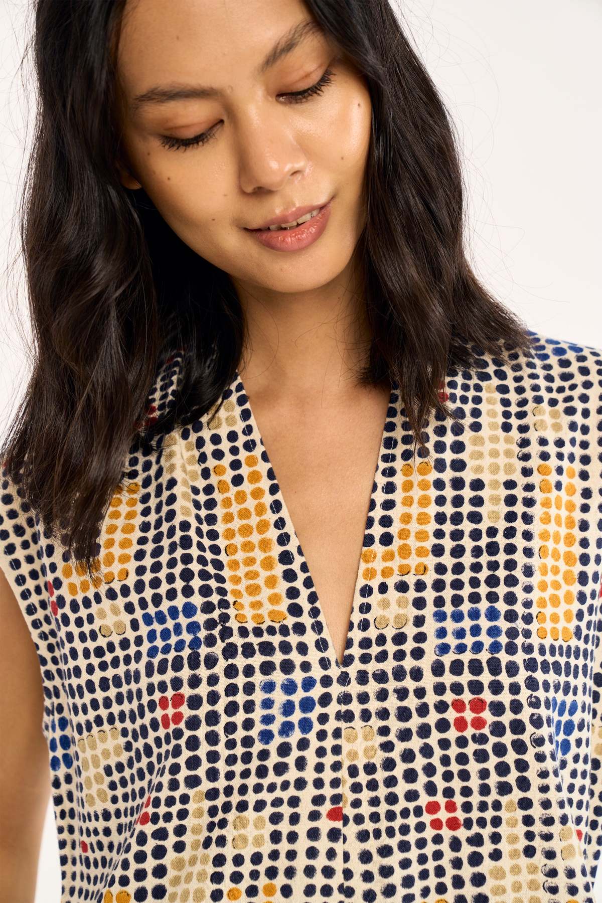 RUJUTA SHETH Nina Jumpsuit Tic Tac Print Jumpsuit - Image 5 of 7