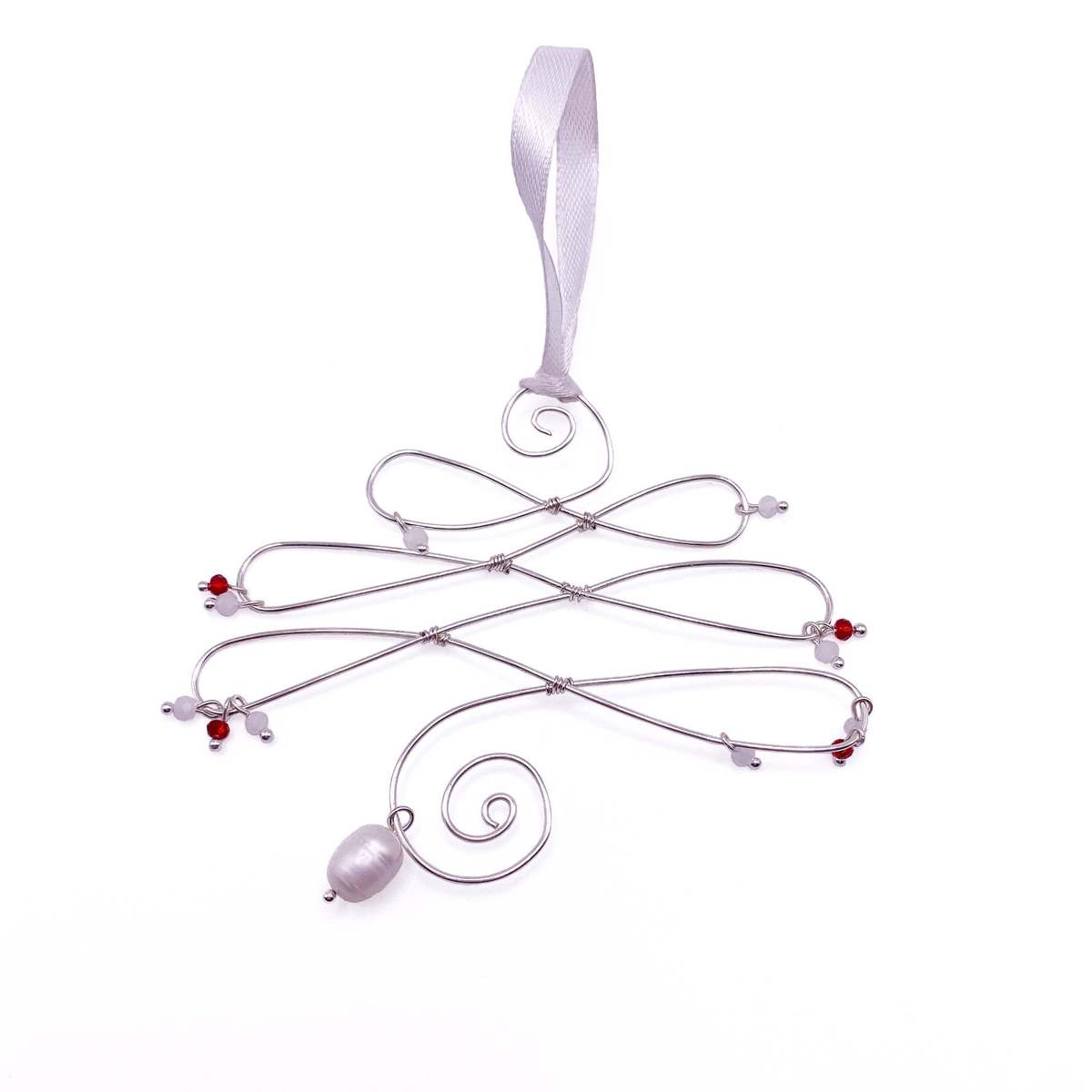 Alegria Accessories Fa-La-La Silver Ornament - Image 1 of 1