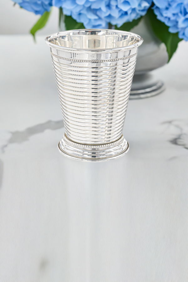 Prince of Scots Fluted Silver Julep Cup - Silver