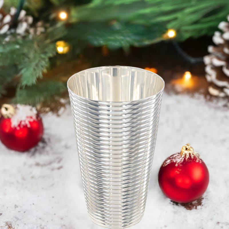 Prince of Scots Fluted Tumbler - Silver