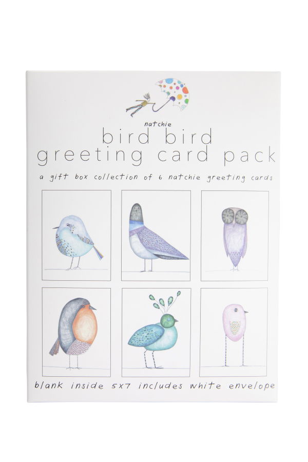 Natchie Bird Bird Greeting Card Pack