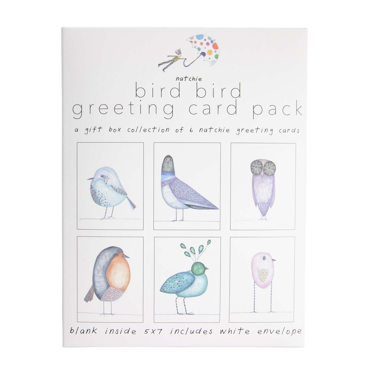 Natchie Bird Bird Greeting Card Pack - Image 1 of 9