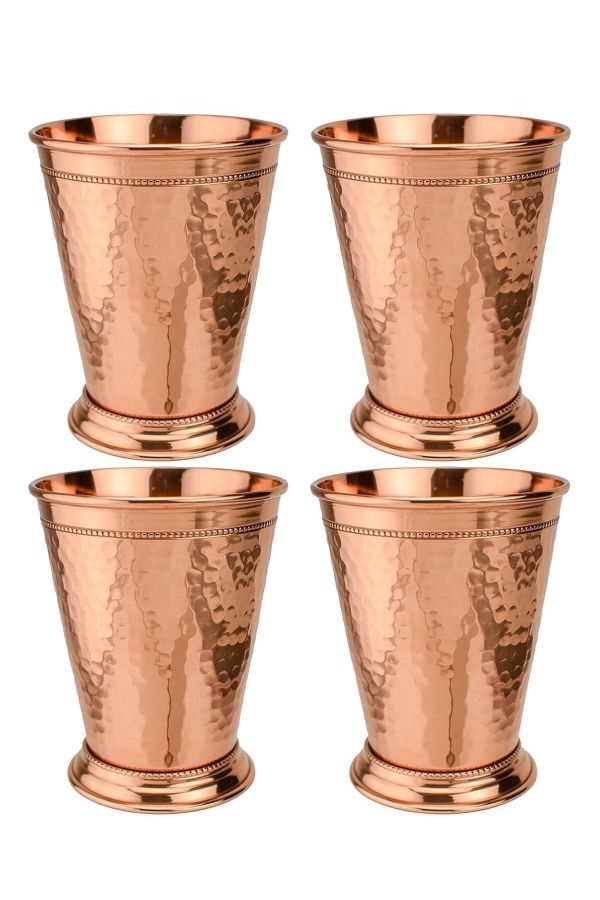 Prince of Scots Hammered 12 Ounce Mint Julep Cup - Copper