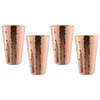 Prince of Scots Hammered Copper Tumbler Set of 4 - Thumbnail 4