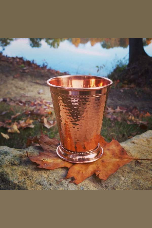 Prince of Scots Hammered Copper Mint Julep Cup