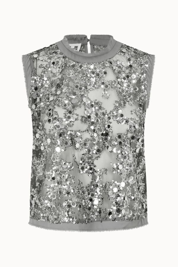 Baum und Pferdgarten Manira Top - Grey Sequins