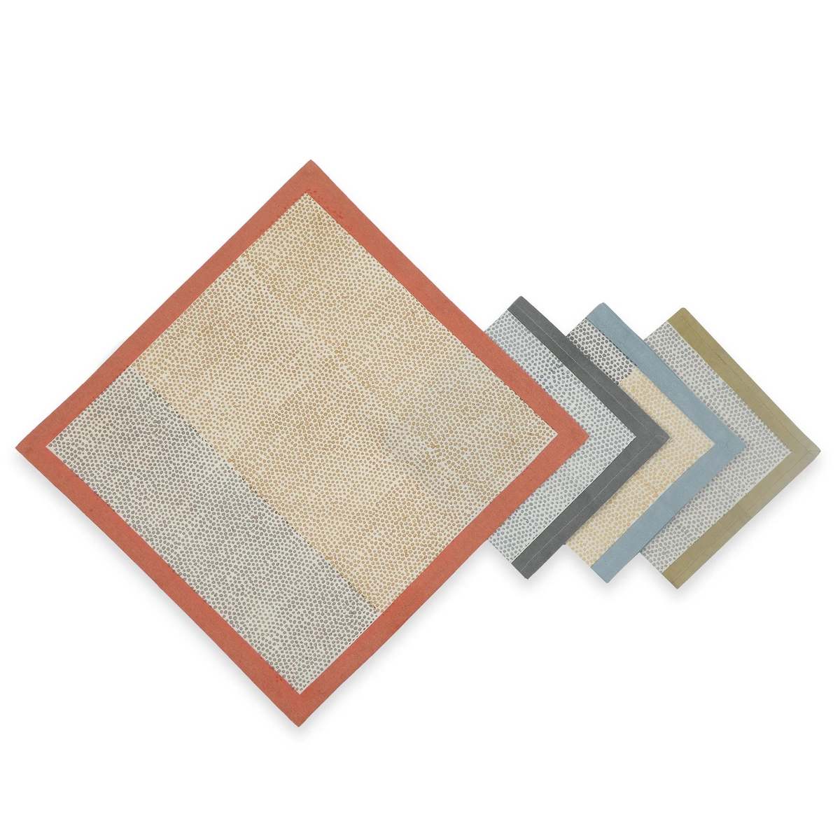 Sustainable Threads Streamline Hand Block Printed Napkins Set of 4 - Image 15 of 25