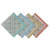 Sustainable Threads Streamline Hand Block Printed Napkins Set of 4 - Thumbnail 25