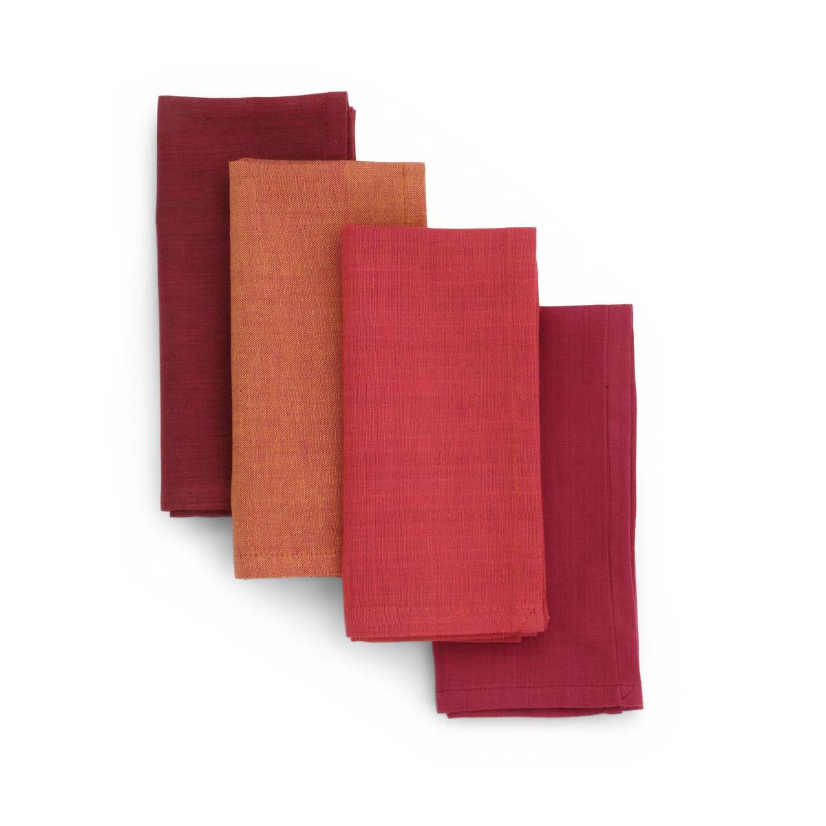 Sustainable Threads Palette Handwoven Cotton Napkins Set of 4 - Image 1 of 15