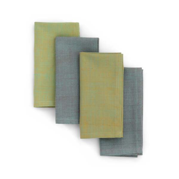Sustainable Threads Palette Handwoven Cotton Napkins Set of 4