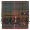 Prince of Scots Highland Tartan Tweed Merino Wool Throw - Antique Buchanan - Thumbnail 5