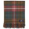 Prince of Scots Highland Tartan Tweed Merino Wool Throw - Antique Buchanan - Thumbnail 6