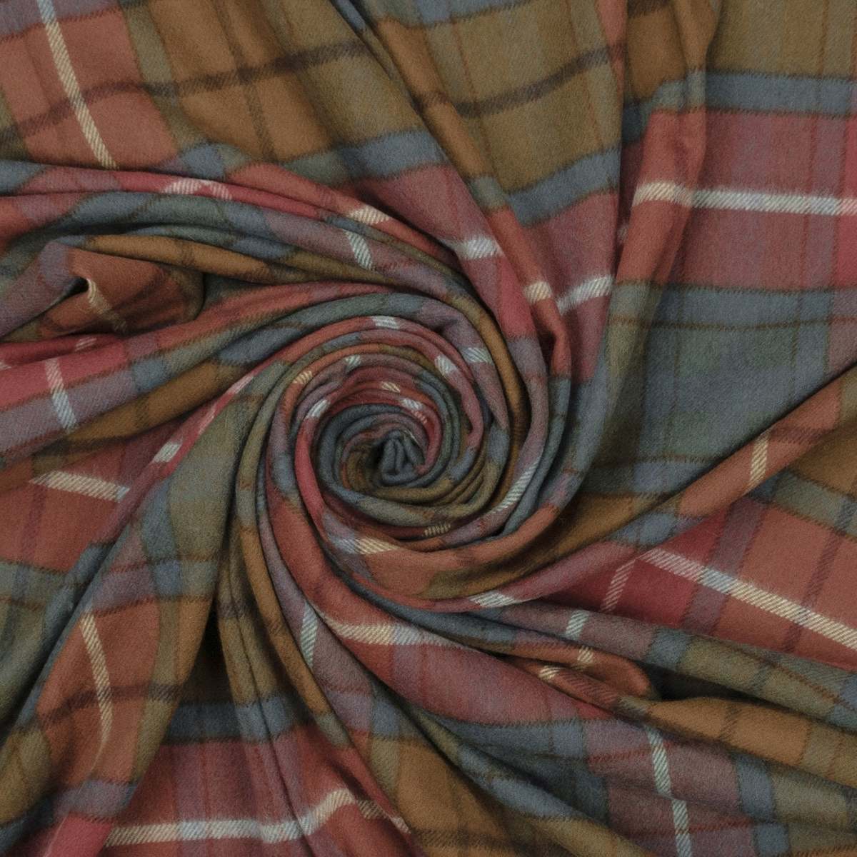 Prince of Scots Highland Tartan Tweed Merino Wool Throw - Antique Buchanan - Image 7 of 9
