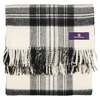 Prince of Scots Highland Tartan Tweed Merino Wool Throw - Dress Grey Stewart - Thumbnail 3