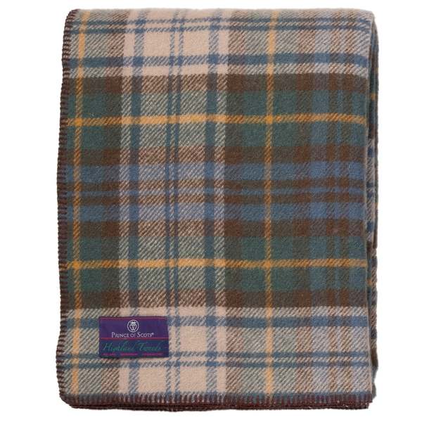 Prince of Scots Highland Tweeds Big Throw - Antique Dress Gordon