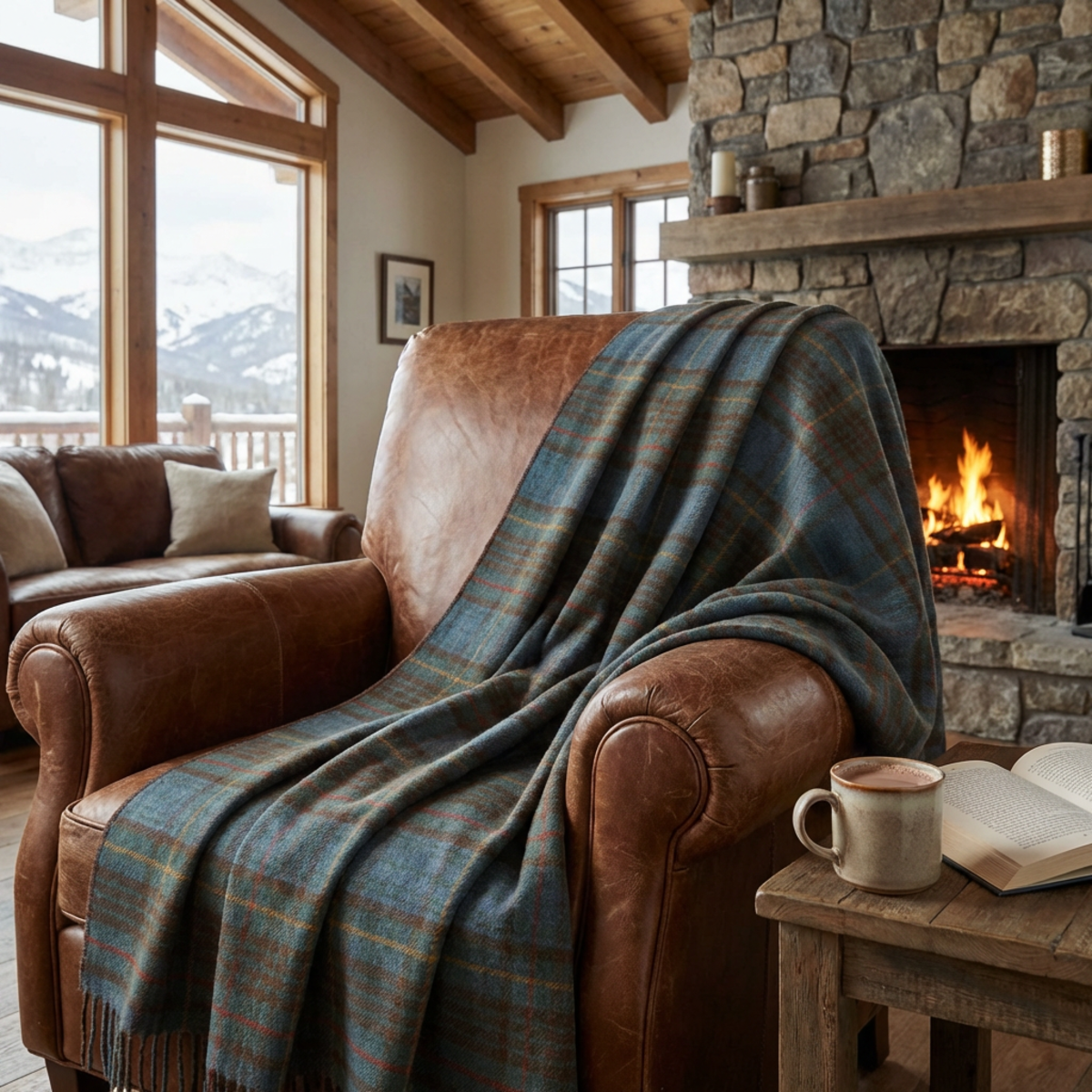 Prince of Scots Highland Tweeds Big Throw - Antique Hunting - Image 1 of 10