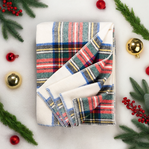 Prince of Scots Highland Tweeds Big Throw - Dress Stewart