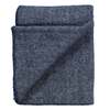 Prince of Scots Highland Tweeds Big Throw - Herringbone Navy - Thumbnail 3