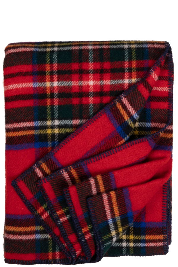 Prince of Scots Highland Tweeds Big Throw - Royal Stewart