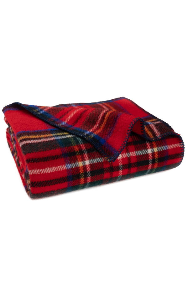 Prince of Scots Highland Tweeds Big Throw - Royal Stewart