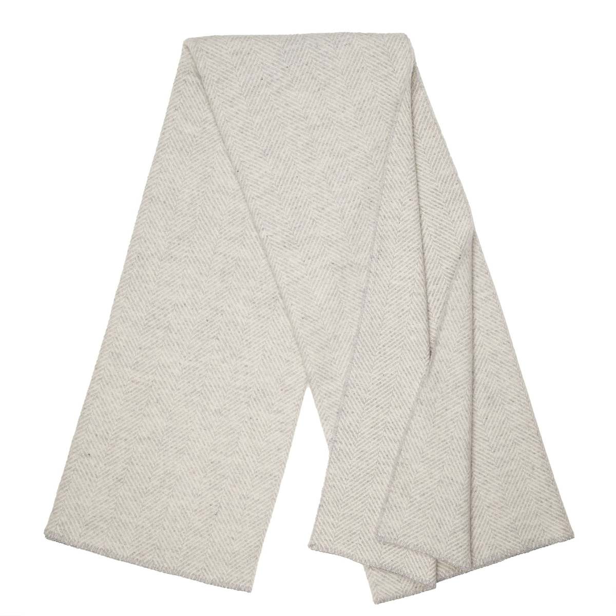 Prince of Scots Highland Tweeds Big Throw - Herringbone Silver - Image 3 of 5