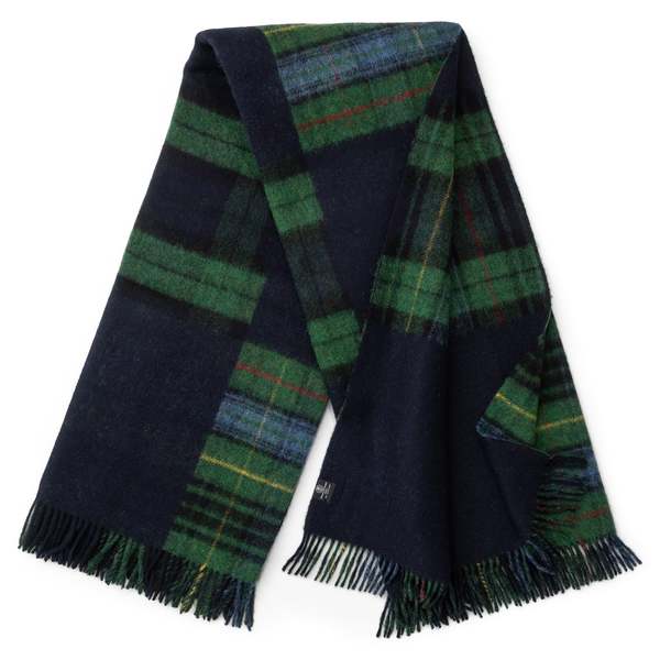 Prince of Scots Highland Tweeds Double Cloth Reversible Throw - Patchwork