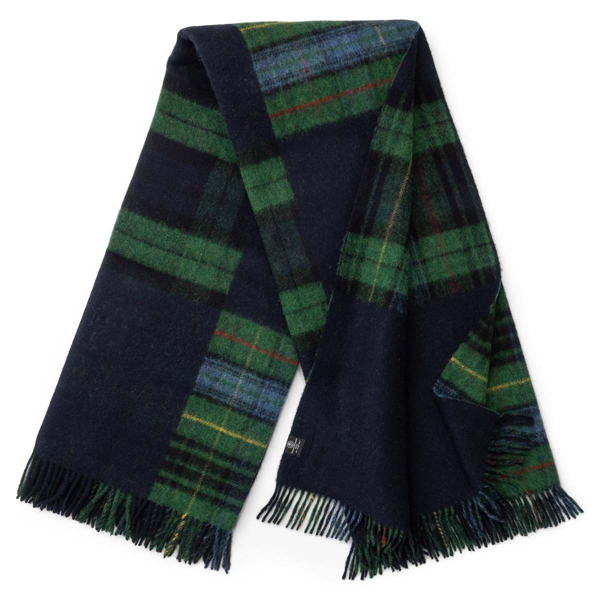 Prince of Scots Highland Tweeds Double Cloth Reversible Throw - Patchwork - Image 1 of 4
