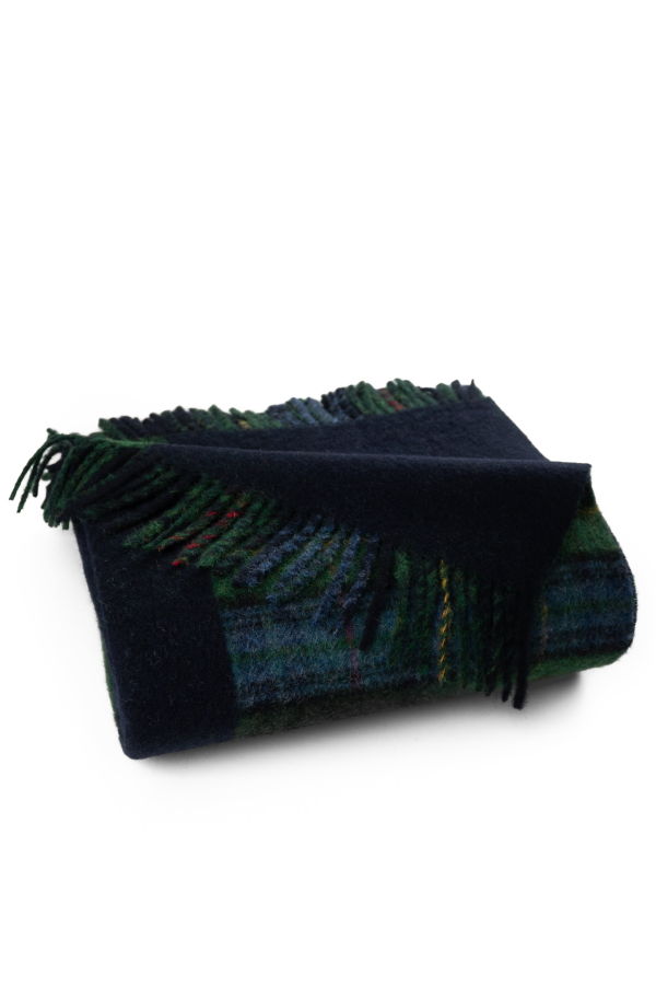 Prince of Scots Highland Tweeds Double Cloth Reversible Throw - Patchwork
