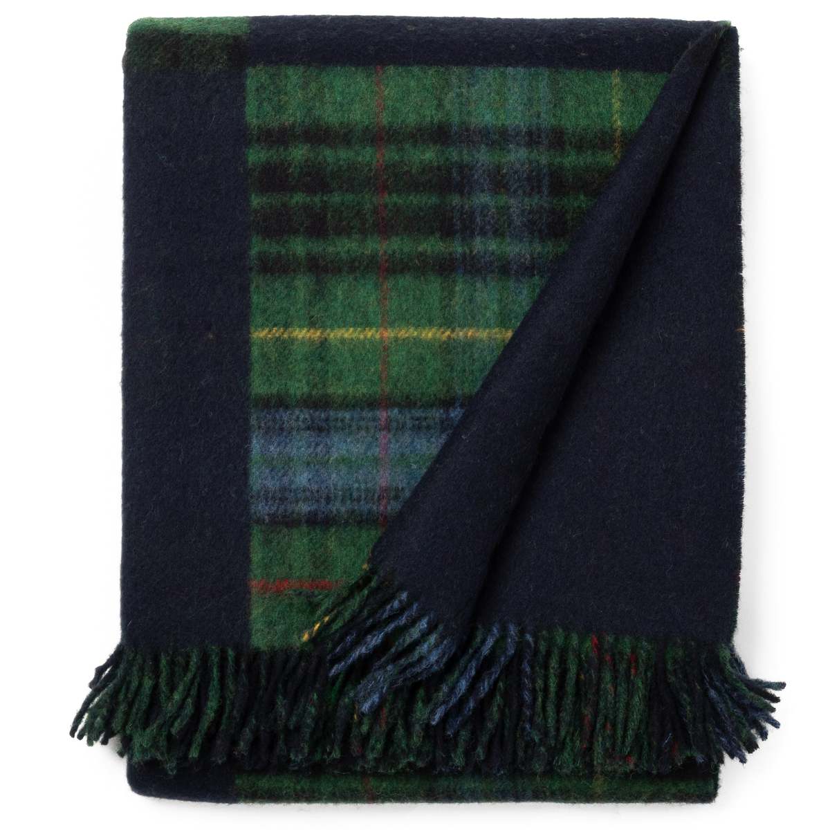 Prince of Scots Highland Tweeds Double Cloth Reversible Throw - Patchwork - Image 4 of 4