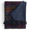 Prince of Scots Highland Tweeds Double Cloth Throw - Grey Buchanan - Thumbnail 4