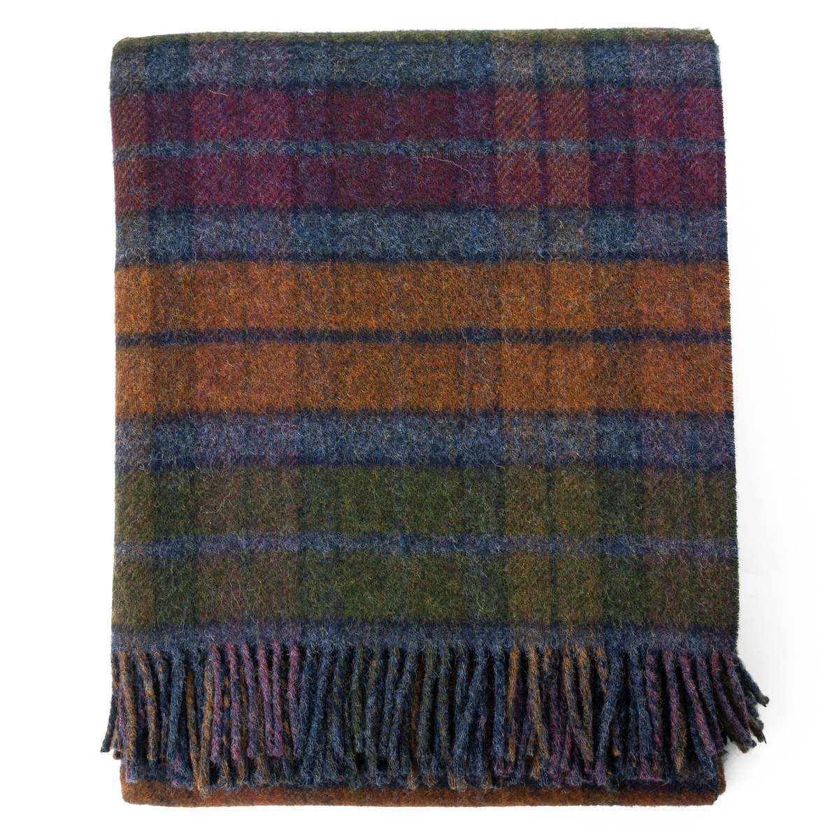 Prince of Scots Highland Tweeds Double Cloth Throw - Grey Buchanan - Image 7 of 11