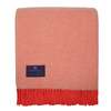 Prince of Scots Highland Tweeds Herringbone Pure New Wool Throw - Flamingo - Thumbnail 4