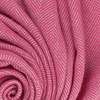 Prince of Scots Highland Tweeds Herringbone Pure New Wool Throw Blanket - Magenta Pink - Thumbnail 6